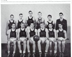 Mayville basketball 1948, Phil Young #40. Mayville basketball 1948, Phil Young #40.