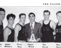 Mayville basketball 1950. Mayville basketball 1950.