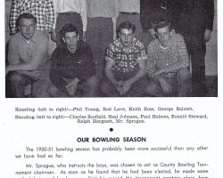 Mayville bowling 1951. Mayville bowling 1951.