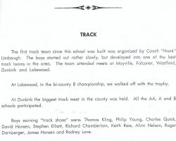 Mayville track 1950. Mayville track 1950.