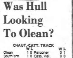Was Hull Looking To Olean? <em>Olean Times-Herald</em>, May 3, 1973. Was Hull Looking To Olean? May 3, 1973.