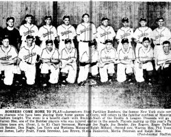 Bombers Come Home To Play. <em>Post-Journal</em> (Jamestown), August 30, 1949. Bombers Come Home To Play. August 30, 1949.