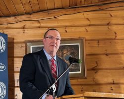 Trevor Hitchcock accepting induction into the CSHOF, February 16, 2026. Trevor Hitchcock accepting induction into the CSHOF, February 16, 2026.