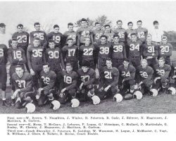 Southwestern Central School football team, 1949. Southwestern Central School football team, 1949.