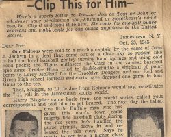 Clip This For Him. <em>Post-Journal</em> (Jamestown), October 23, 1945. Clip This For Him. October 23, 1945.