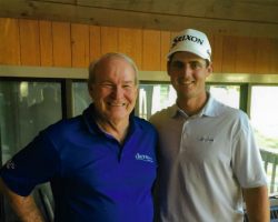 Stan Marshaus with Rick Lamb, LECOM Health Challenge winner at Peek ‘n Peak in 2016. Stan Marshaus with Rick Lamb, LECOM Health Challenge winner at Peek ‘n Peak in 2016.
