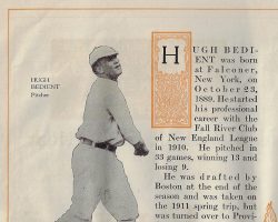 1912 World Series biography 1912 WS Bedient bio