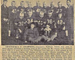 1952 6-man Chautauqua County Class C champions. <em>Post-Journal</em> (Jamestown). 1952. 1952 6-man Chautauqua County Class C champions. 1952.
