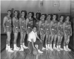 1964-65 Fredonia State basketball varsity team. 1964-65 Fredonia State basketball varsity team.