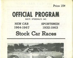 Bobby Schnars - Stateline Speedway Program, 1967. Bobby Schnars - Stateline Speedway Program, 1967.