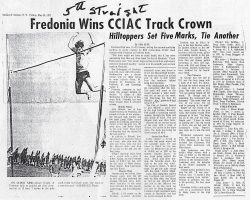 Fredonia Wins CCIAC Track Crown. <em>Evening Observer</em> (Dunkirk-Fredonia), May 26, 1972. Fredonia Wins CCIAC Track Crown. May 26, 1972.