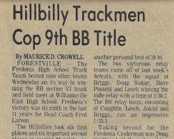 Hillbilly Trackmen Cop 9th BB Title. 1976. Hillbilly Trackmen Cop 9th BB Title. 1976.