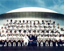 1977 New Orleans Saints. Chuck Crist is # 44 near left end of row 3. 1977 New Orleans SaintsCrist44