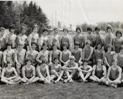 Fredonia High School track & field team. 1982. Fredonia High School track & field team. 1982.
