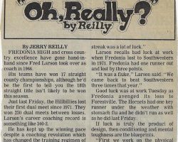 "Oh, Really?" <em>Evening Observer</em> (Dunkirk-Fredonia), 1984. "Oh, Really?" 1984.