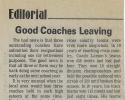 Good Coaches Leaving. 1985. Good Coaches Leaving. 1985.