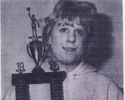 Chris Carlson, <em>Post-Journal</em> basketball scoring champion. 1986 Chris Carlson, basketball scoring champion. 1986