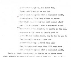 Cal Cederquist's 1992 Chautauqua Central School commencement speech. Page 7. Cal Cederquist's 1992 Chautauqua Central School commencement speech. Page 7.
