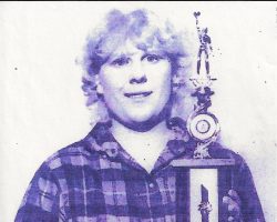 Chris Carlson, <em>Post-Journal</em> basketball scoring champion. 1987 Chris Carlson, basketball scoring champion. 1987