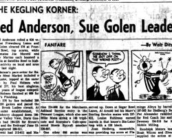 Ted Anderson, Sue Golen Leaders. <em>Post-Journal</em> (Jamestown), December 1, 1965. Ted Anderson, Sue Golen Leaders. December 1, 1965.