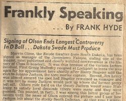 Frankly Speaking. <em>Post-Journal</em> (Jamestown), February 14, 1946. Frankly Speaking. February 14, 1946.