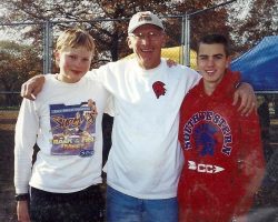 2002 State Meet with Cathleen Christensen and Ryan O'Conner. 2002 State Meet with Cathleen Christensen and Ryan O'Conner.