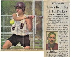Gawronski Proves To Be Big Hit For Dunkirk. <em>Post-Journal</em> (Jamestown), 2002. Gawronski Proves To Be Big Hit For Dunkirk. 2002.