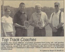 Top Track Coaches. <em>Post-Journal</em> (Jamestown), 2006. Top Track Coaches. 2006.