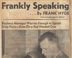 Frankly Speaking. <em>Post-Journal</em> (Jamestown), May 8, 1946. Frankly Speaking. May 8, 1946.