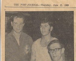 In Benefit Exhibition. <em>Post-Journal</em> (Jamestown), June 12, 1969. In Benefit Exhibition. June 12, 1969.