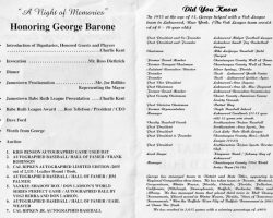 A Night of Memories program. January 17, 2004. A Night of Memories program. January 17, 2004.