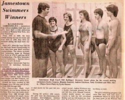 Jamestown Swimmers Winners. Jamestown Swimmers Winners.