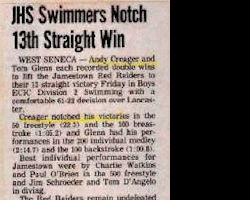 JHS Swimmers Notch 13th Straight Win. JHS Swimmers Notch 13th Straight Win.