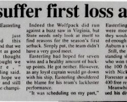 Men swimmers suffer first loss against Cavaliers. Men swimmers suffer first loss against Cavaliers.