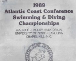ACC Championships program 1989. ACC Championships program 1989.