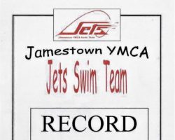 Jamestown YMCA record holder award. Jamestown YMCA record holder award.