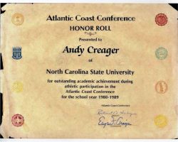 ACC Honor Roll. 1988-1989. ACC Honor Roll. 1988-1989.