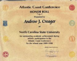 ACC Honor Roll. 1989-1990. ACC Honor Roll. 1989-1990.