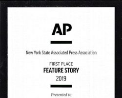 Associated Press Association Award. 2019. Associated Press Association Award. 2019.