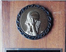 Chris Carlson was a 1991 All-American with 1337 career basketball points. All-American-1991