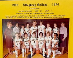 Allegheny basketball, 1983-84. Allegheny basketball, 1983-84.