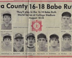 Babe Ruth World Series host team. 1984. Babe Ruth World Series host team. 1984.