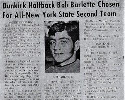 Dunkirk Halfback Bob Barlette Chosen For All-New York State Second Team. 1969. Dunkirk Halfback Bob Barlette Chosen For All-New York State Second Team. 1969.