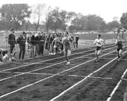 Bob Barlette, on left, running at Dunkirk. 1970. Bob Barlette, on left, running at Dunkirk. 1970.
