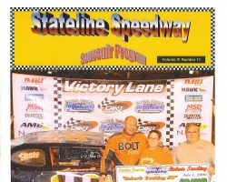 Stateline Speedway Souvenir program, 2006. Stateline Speedway Souvenir program, 2006.