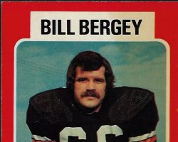Bill Bergey trading card, Topps - 1975. Bill Bergey trading card, Topps - 1975.