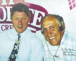 Jim Roselle with Bill Clinton. 1992.