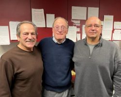 Hall of Fame inductees Bob Barlette, Dan Palmer and Frank Jagoda. January 19, 2023. Hall of Fame inductees Bob Barlette, Dan Palmer and Frank Jagoda. January 19, 2023.