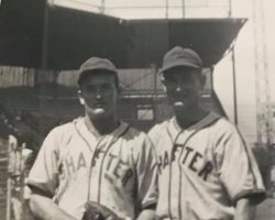 Bob Bender (left) playing for Ft. Shafter, Hawaii during WWII. Bob Bender (left) playing for Ft. Shafter, Hawaii during WWII.