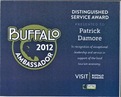 Buffalo Ambassador. Distinguished Service Award. 2012. Buffalo Ambassador. Distinguished Service Award. 2012.